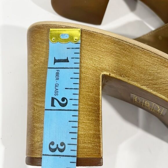 Rebels Orlanda Asymmetrical Platform Clog Sandal Black Y2K Made in Italy Slip On - Picture 12 of 12